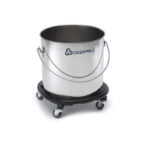 Geerpres Stainless Steel 32 Qt. Bucket w/ Bumper (8 Gallon)