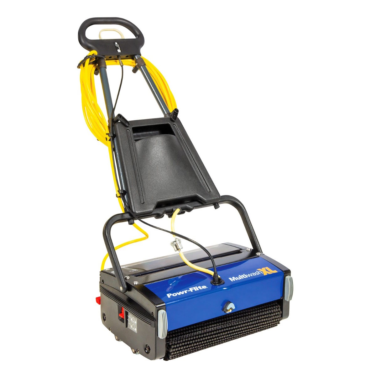 powr-flite-multiwash-xl-18-inch-crb-floor-scrubber.jpg Powr-Flite 'Multiwash XL' CRB Carpet & Floor Scrubber (2 - 18 in. Cylindrical Brushes) - 1 Gallon - Image 1