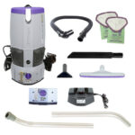 ProTeam GoFree Flex Pro II Battery Powered 6 Qt. Backpack Vacuum w/ Xover or ProBlade Tool Kit - Image 5